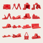 Activity Play Mattress Set - Coral