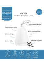 Lantern Lamp with Remote - White