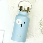 Water Bottle / Thermos – Puppy – Blue 350ml Stainless Steel