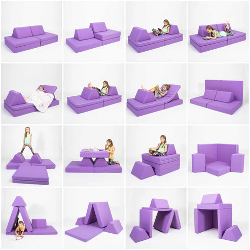 Montessori play sofa - Purple