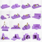 Montessori play sofa - Purple