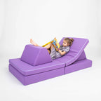 Montessori play sofa - Purple